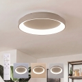 BRILAGI - LED-dimmbare Deckenleuchte FALCON II LED/99W/230V 3000-6500K Ø 60 cm beige + mit Fernbedienung