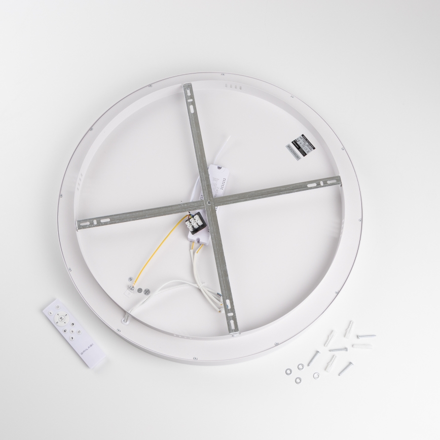 Brilagi - LED-dimmbare Deckenleuchte FALCON II LED/99W/230V 3000-6500K Ø 60 cm weiß + Fernbedienung