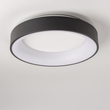 Brilagi - LED dimmbare Deckenleuchte FALCON LED/80W/230V 3000-6500K schwarz + Fernbedienung