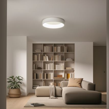 Brilagi - LED-dimmbare Deckenleuchte FALCON LED/80W/230V 3000-6500K Ø 60 cm weiß + Fernbedienung