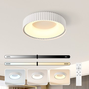 BRILAGI - LED dimmbare Deckenleuchte FALCON MODERN LED/30W/230V 3000-6000K Ø 40 cm weiß + Fernbedienung