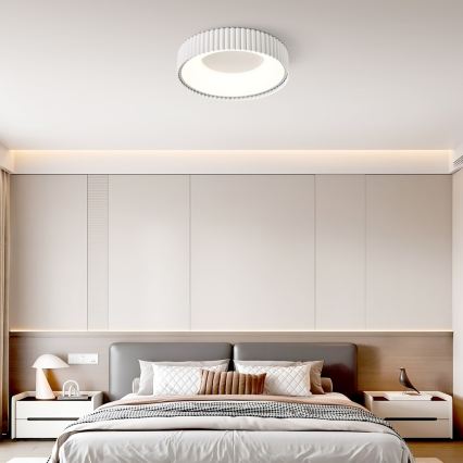 Brilagi - LED dimmbar Deckenleuchte FALCON MODERN LED/30W/230V 3000-6000K 40 cm weiß + Fernbedienung