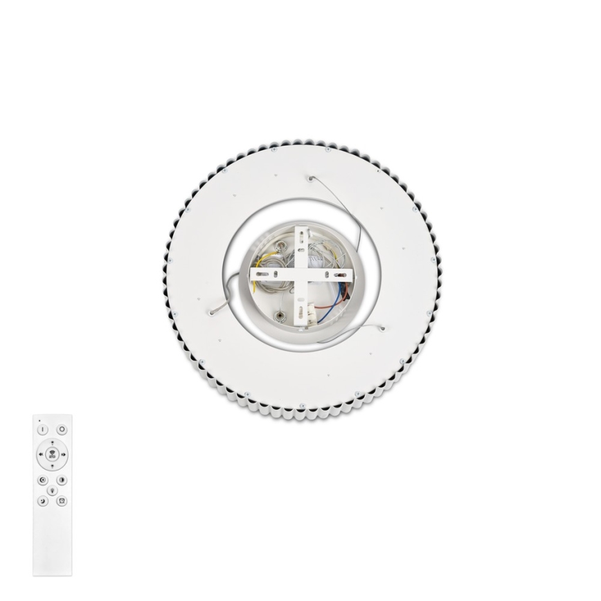 Brilagi - LED-dimmbare Hängeleuchte mit Kabelaufhängung FALCON MODERN LED/30W/230V 3000–6000K Ø 40 cm weiß + Fernbedienung