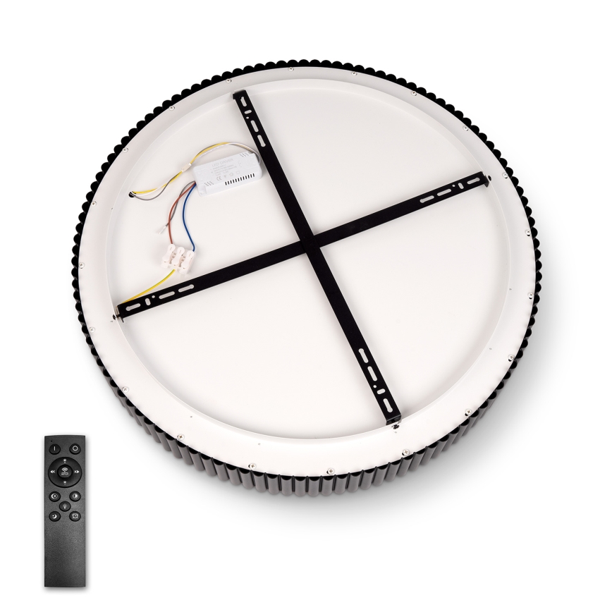 Brilagi - LED dimmbare Deckenleuchte FALCON MODERN LED/54W/230V 3000-6500K pr. 60 cm schwarz + Fernbedienung