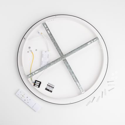 Brilagi - Dimmbare LED-Deckenleuchte FALCON SLIM LED/42W/230V 3000-6500K Ø 50 cm schwarz + Fernbedienung