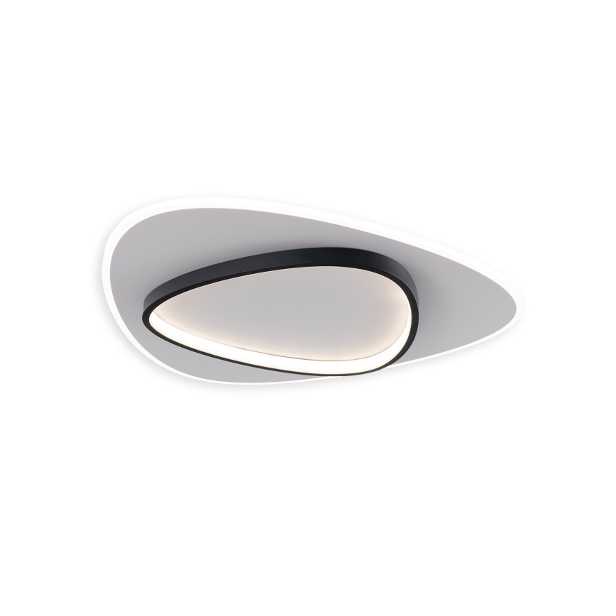 Brilagi - dimmbare LED-Deckenleuchte FLARE LED/70W/230V 3000-6000K 55x55 cm weiß/schwarz + Fernbedienung