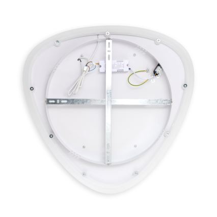 Brilagi - dimmbare LED-Deckenleuchte FLARE LED/70W/230V 3000-6000K 55x55 cm weiß/schwarz + Fernbedienung