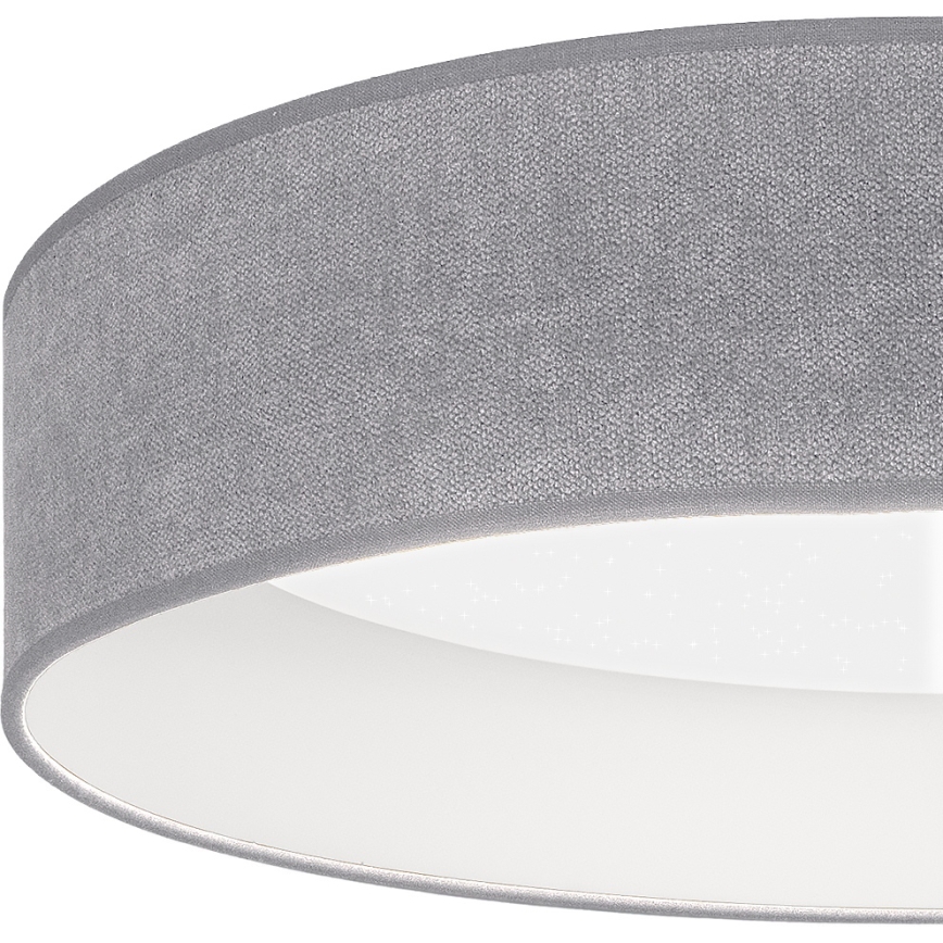 BRILAGI - LED-dimmbare Deckenleuchte VELVET SMARTIX STARS LED/24W/230V 3000-6000K Ø 45 cm grau Wi-Fi Tuya Beacon + Fernbedienung