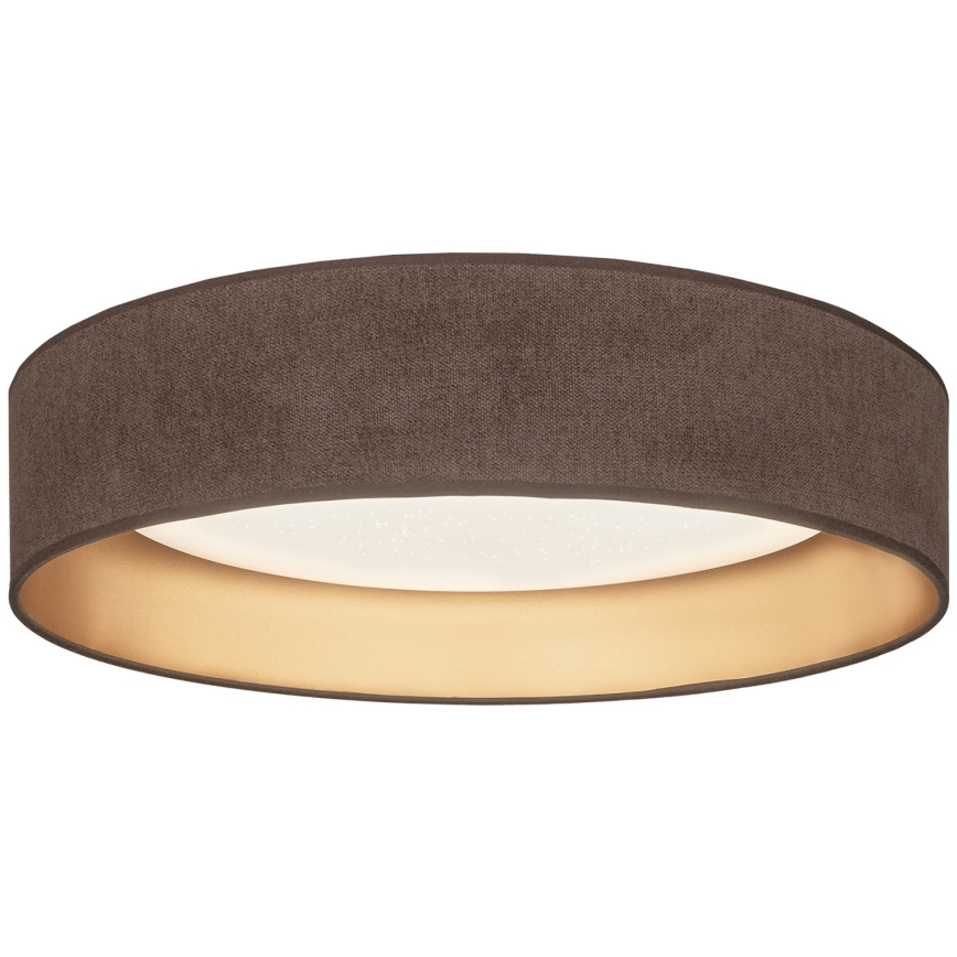 Brilagi - dimmbare LED-Deckenleuchte VELVET SMARTIX STARS LED/36W/230V 3000-6000K Ø 55 cm braun/gold Wi-Fi Tuya Beacon + Fernbedienung