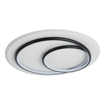 Brilagi - LED-dimmbare Deckenleuchte IRIS LED/70W/230V 3000-6000K Ø 50 cm weiß/schwarz + Fernbedienung