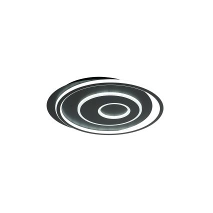Brilagi - LED-dimmbare Deckenleuchte IRIS, 83 W, 230 V, 3000–6000 K, 46 x 50 cm, schwarz + Fernbedienung