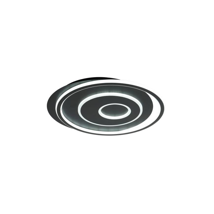 Brilagi - LED-dimmbare Deckenleuchte IRIS, 83 W, 230 V, 3000–6000 K, 46 x 50 cm, schwarz + Fernbedienung