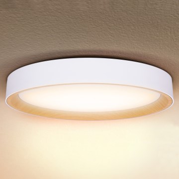 Brilagi - LED-dimmbare Deckenleuchte LARIOS LED/72W/230V weiß Ø 59 cm + Fernbedienung