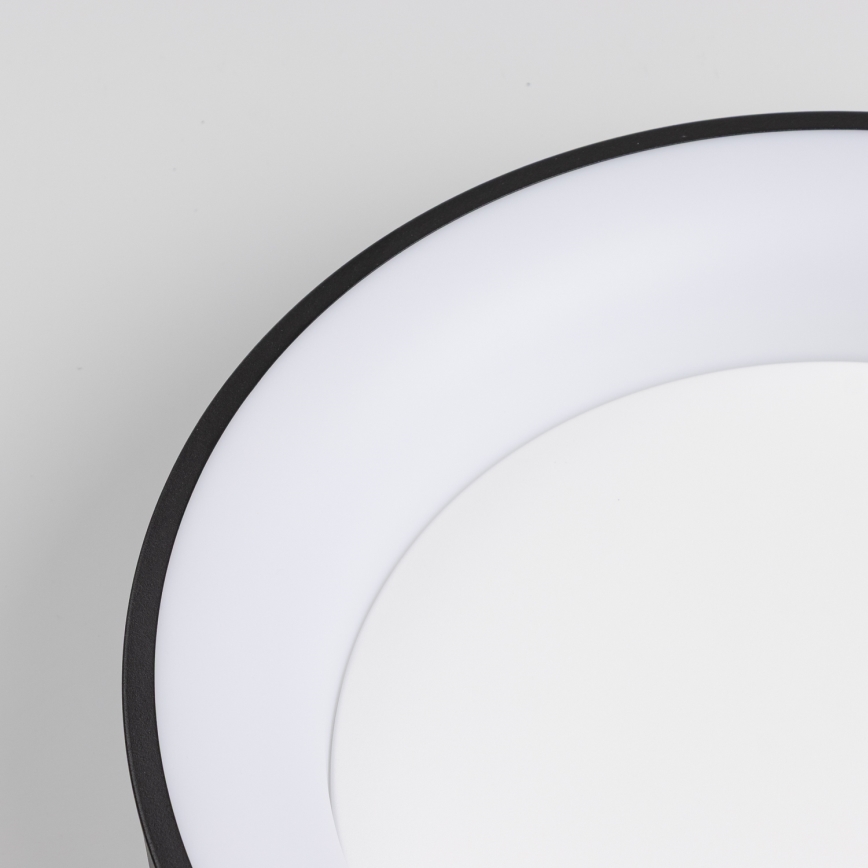 Brilagi - FALCON LED dimmbare Deckenleuchte LED/40W/230V 3000-6500K Ø 45 cm schwarz + Fernbedienung