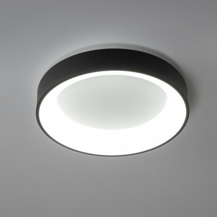 Brilagi - FALCON LED dimmbare Deckenleuchte LED/40W/230V 3000-6500K Ø 45 cm schwarz + Fernbedienung
