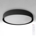 Brilagi - LED-dimmbare Deckenleuchte LUCIA LED/48W/230V 3000–6500K Ø 41 cm schwarz + Fernbedienung