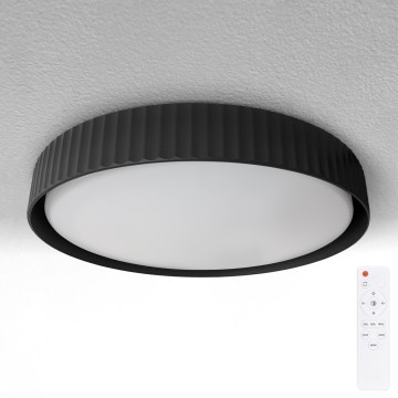 Brilagi - LED-dimmbare Deckenleuchte LUCIA LED/48W/230V 3000–6500K Ø 41 cm schwarz + Fernbedienung