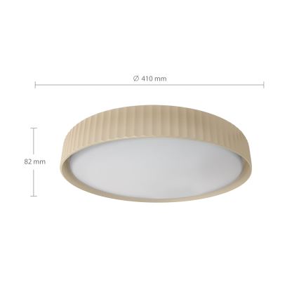 Brilagi - LED-dimmbare Deckenleuchte LUCIA LED/48W/230V 3000-6500K Ø 41 cm beige + Fernbedienung
