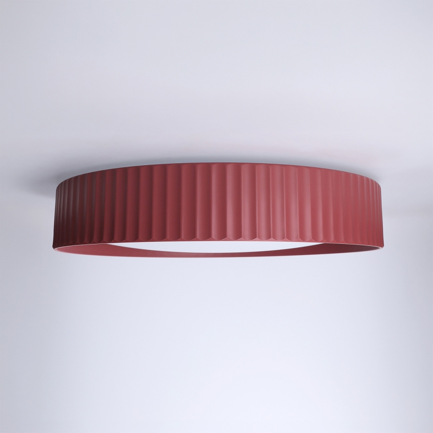 Brilagi - dimmbare LED-Deckenleuchte LUCIA LED/48W/230V 3000-6500K Ø 41 cm rot + Fernbedienung
