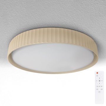 Brilagi - LED-dimmbare Deckenleuchte LUCIA LED/60W/230V 3000–6500K Ø 59 cm beige + Fernbedienung