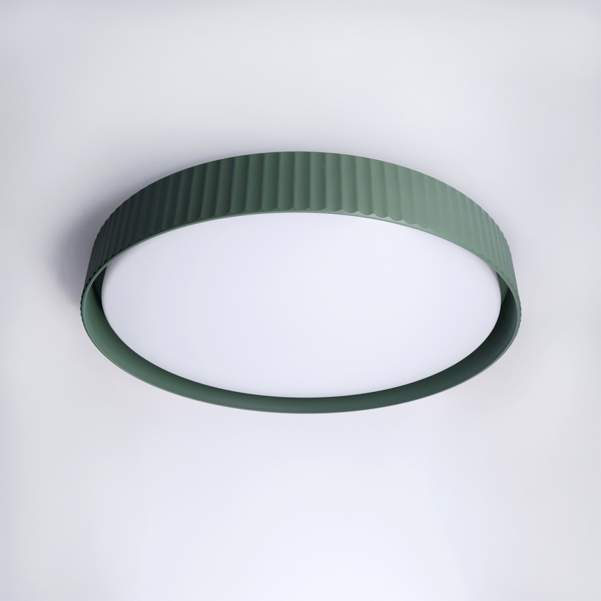 Brilagi - dimmbare LED-Deckenleuchte LUCIA LED/60W/230V 3000–6500K Ø 59 cm grün + Fernbedienung