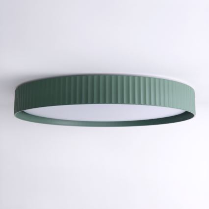 Brilagi - dimmbare LED-Deckenleuchte LUCIA LED/60W/230V 3000–6500K Ø 59 cm grün + Fernbedienung