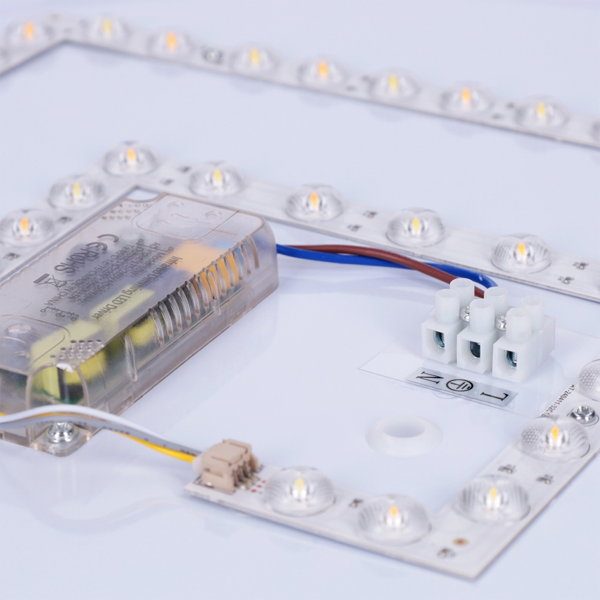 Brilagi - Dimmbare LED-Deckenleuchte LUCIA LED/60W/230V 3000–6500K Ø 59 cm rot + Fernbedienung