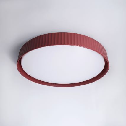 Brilagi - Dimmbare LED-Deckenleuchte LUCIA LED/60W/230V 3000–6500K Ø 59 cm rot + Fernbedienung