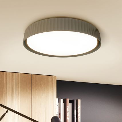Brilagi - LED-dimmbare Deckenleuchte LUCIA LED/60 W/230 V 3000–6500 K Ø 59 cm taupe + Fernbedienung