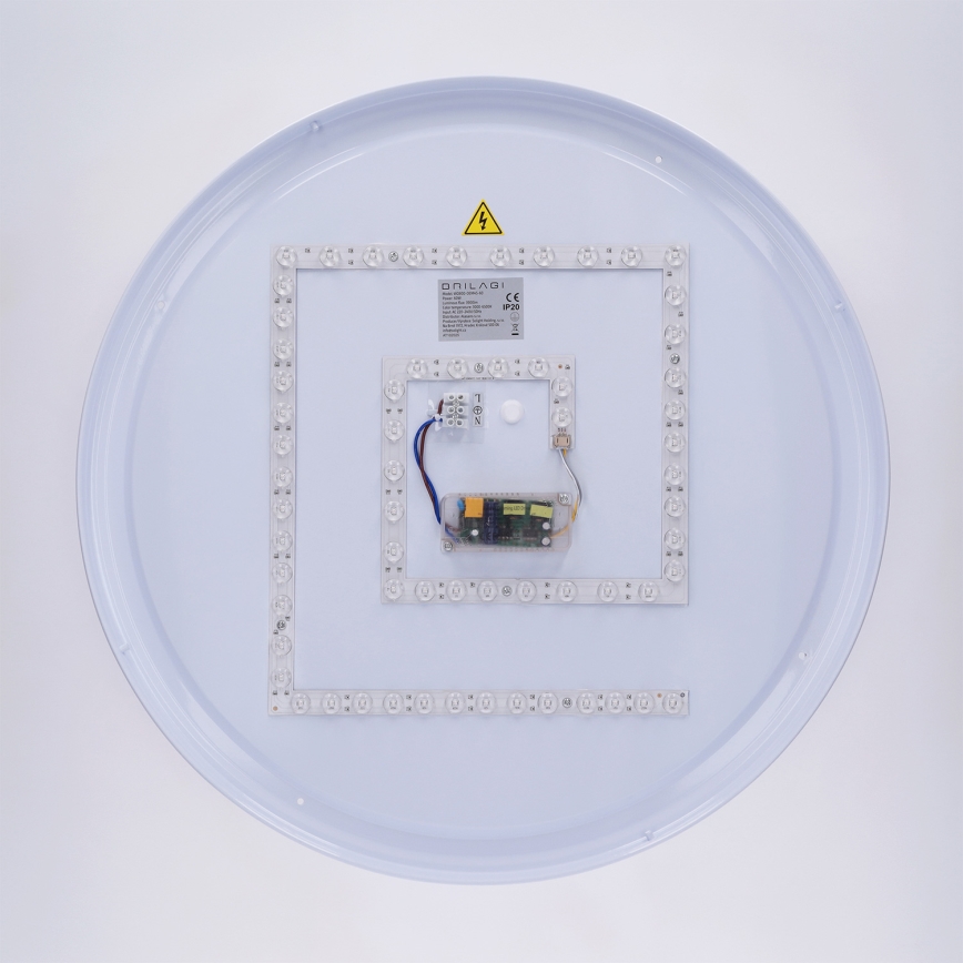 Brilagi - LED-dimmbare Deckenleuchte LUCIA LED/60 W/230 V 3000–6500 K Ø 59 cm taupe + Fernbedienung