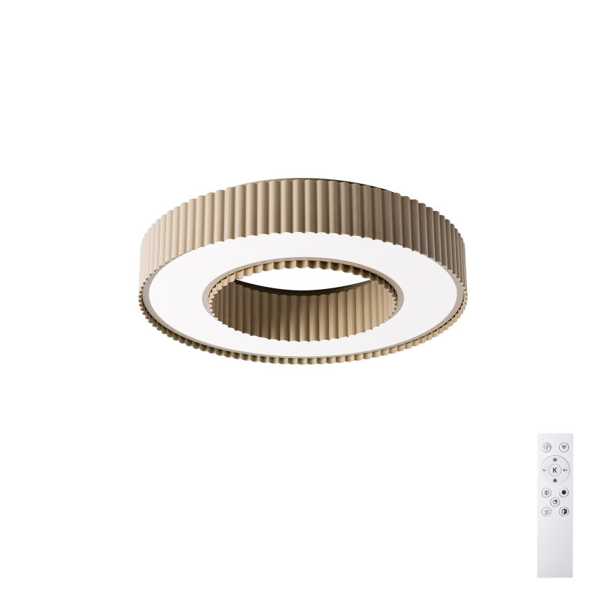 Brilagi - LED dimmbare Deckenleuchte LUMIX LED/48W/230V 3000-6000K beige Ø 50 cm + Fernbedienung