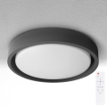Brilagi - LED-dimmbare Deckenleuchte MATTEO LED/48W/230V 3000-6500K Ø 41 cm schwarz + Fernbedienung