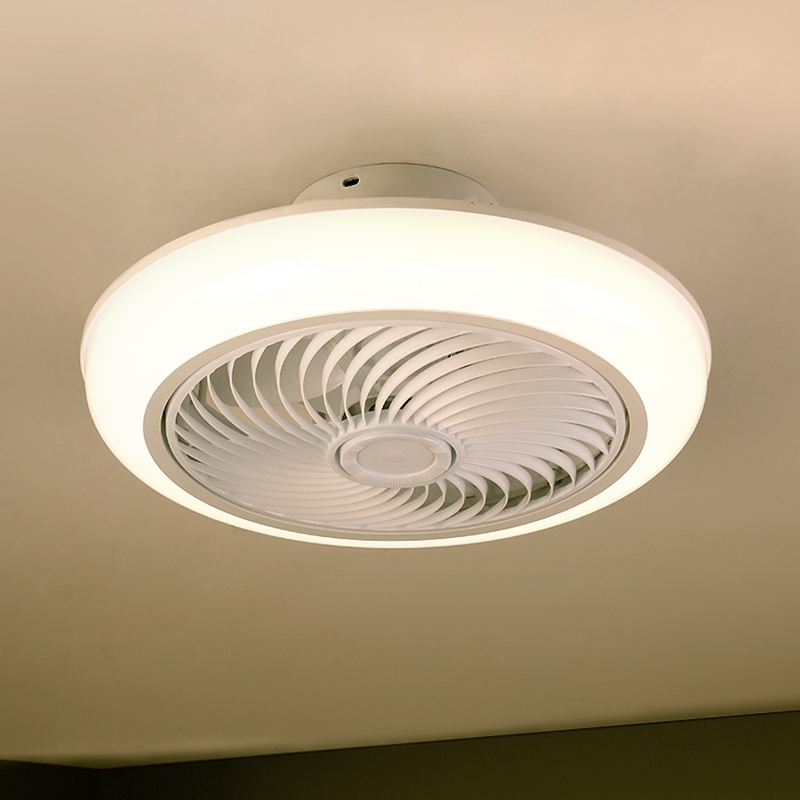 Brilagi - LED dimmbare Deckenleuchte mit Ventilator LED/30W/230V 3000-6500K Weiß + Fernbedienung