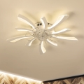 Brilagi - LED dimmbare Deckenleuchte mit Ventilator LED/50W/230V 3000-6500K Weiß + Fernbedienung
