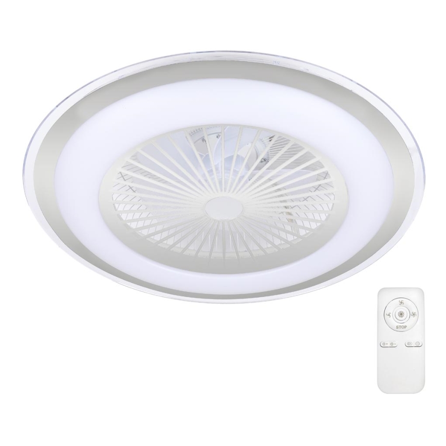 Brilagi - LED dimmbare Leuchte mit einem Ventilator RONDA LED/65W/230V