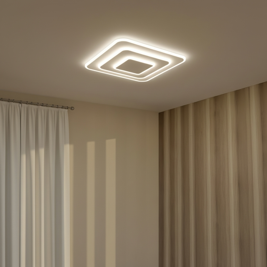 Brilagi - LED-dimmbare Deckenleuchte MODERN LED/72W/230V 3000-6000K 46,6x46,6 cm + Fernbedienung