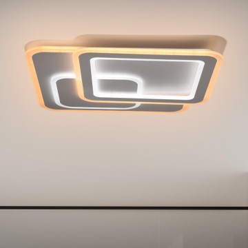 Brilagi - LED dimmbare Deckenleuchte MODERN LED/80W/230V 2700-6500K 52,5x52,5 cm + Fernbedienung