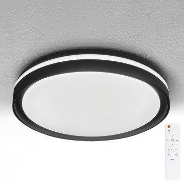 Brilagi - LED Dimmbare Deckenleuchte NAOMI LED/48W/230V 3000-6500K Ø 39 cm schwarz + Fernbedienung