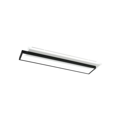 Brilagi - LED dimmbare Deckenleuchte OUTLINE LED/66W/230V 3000-6000K 15x60 cm weiß/schwarz + Fernbedienung