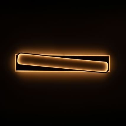 BRILAGI - Dimmbare LED-Deckenleuchte OUTLINE LED/90W/230V 3000-6000K 18x100 cm weiß/schwarz + Fernbedienung