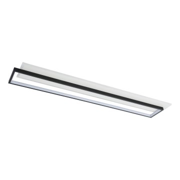 Brilagi - LED dimmbare Deckenleuchte OUTLINE LED/90W/230V 3000-6000K 18x100 cm weiß/schwarz + Fernbedienung