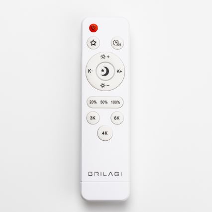 Brilagi - dimmbare LED-Deckenleuchte PINE LED/60W/230V Ø 52 cm 3000-6500K + Fernbedienung