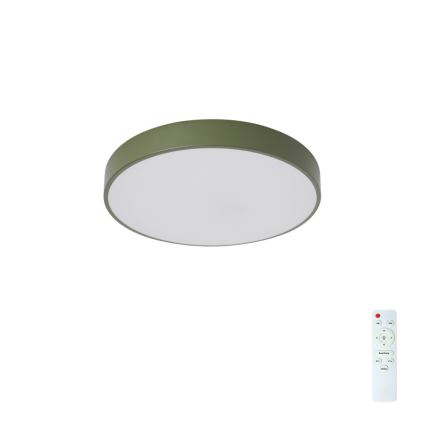 Brilagi - Dimmbare LED-Deckenleuchte POOL LED/36W/230V 3000-6000K Ø 30 cm grün + Fernbedienung