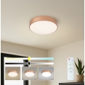 Brilagi - LED-dimmbare Deckenleuchte POOL LED/36W/230V 3000-6000K Ø 30 cm bronzefarben + mit Fernbedienung