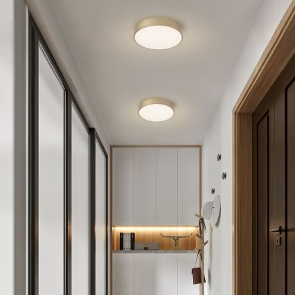 Brilagi - LED-dimmbar Deckenleuchte POOL LED/36W/230V 3000-6000K Ø 30 cm goldfarben + Fernbedienung