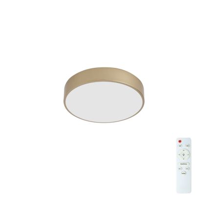 Brilagi - LED-dimmbar Deckenleuchte POOL LED/36W/230V 3000-6000K Ø 30 cm goldfarben + Fernbedienung