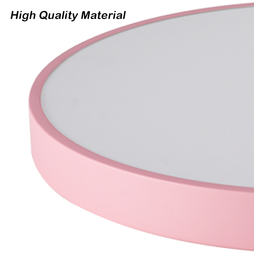 Brilagi - dimmbare LED-Deckenleuchte POOL LED/60W/230V 3000-6000K Ø 50 cm rosa + Fernbedienung