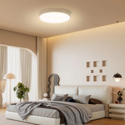 Brilagi - LED Dimmbare Deckenleuchte POOL LED/60W/230V 3000-6000K Durchmesser 50 cm beige + Fernbedienung