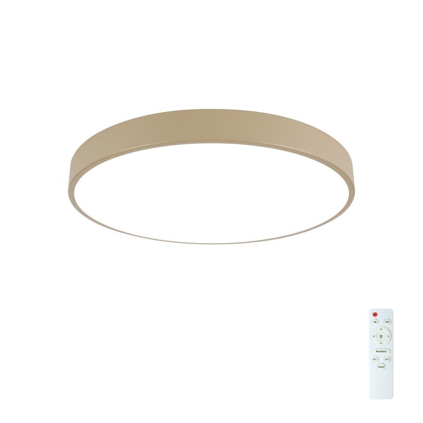 Brilagi - LED Dimmbare Deckenleuchte POOL LED/60W/230V 3000-6000K Durchmesser 50 cm beige + Fernbedienung