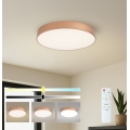 Brilagi - LED-dimmbare Deckenleuchte POOL LED/60W/230V 3000-6000K Ø 50 cm Bronze + Fernbedienung